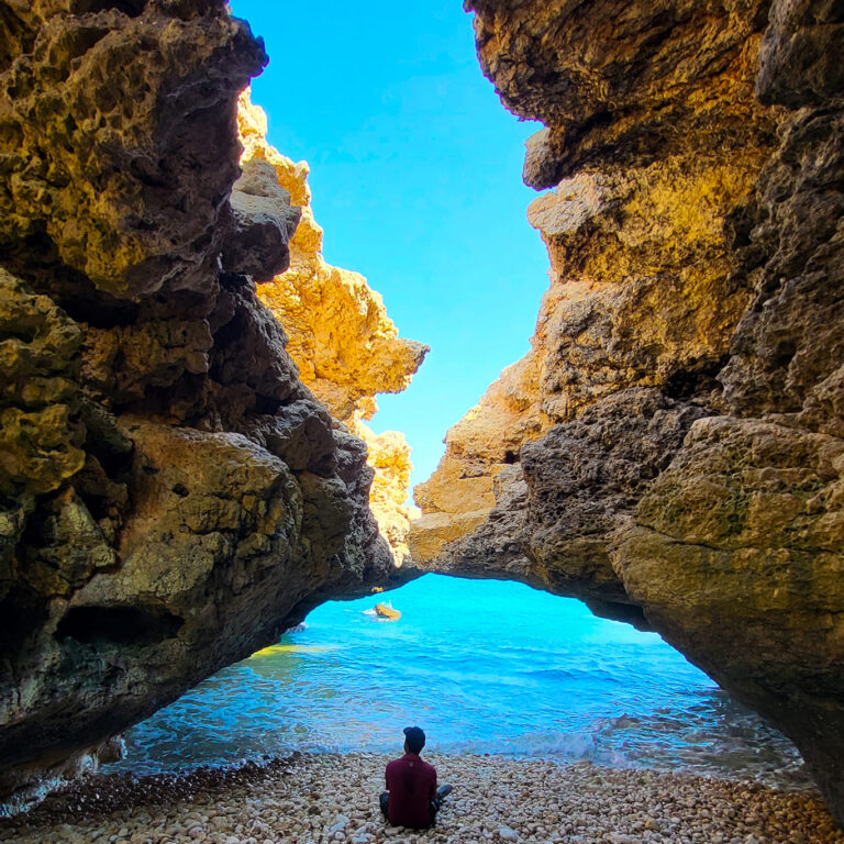 fins beach The Secret Cove oman