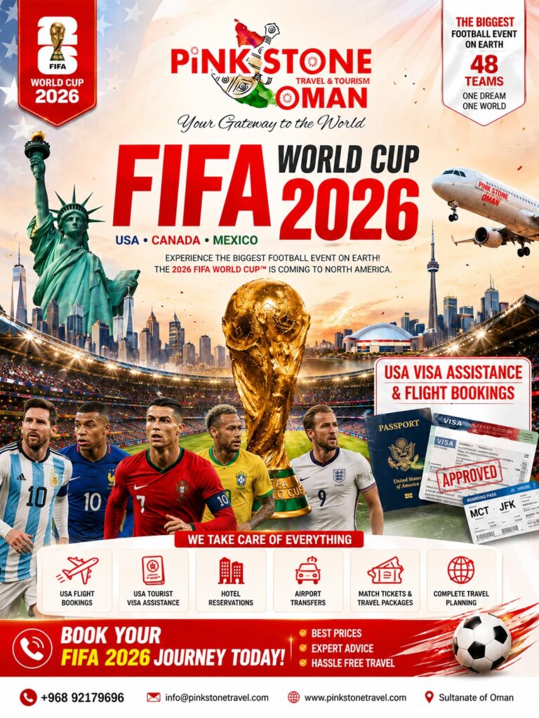 Muscat to FIFA World Cup 2026 — USA · Canada · Mexico
